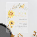 Recherche de sunflower carrées invitations Boho