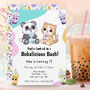 Recherche de panda anniversaire invitations Thé bulle