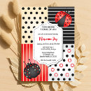 Recherche de pois noir rouge invitations Pour elle