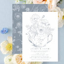 Recherche de thé bridal shower invitations Botanique
