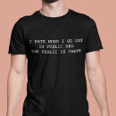 Recherche de introverti vêtements Chemise drôle
