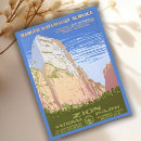 Recherche de zion national park cartes postales Vintage