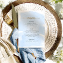 Recherche de watercolor menus Baby shower
