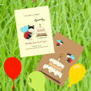Recherche de insectes d 11x16 invitations Adorable