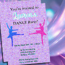 Recherche de dance party invitations Jeune fille