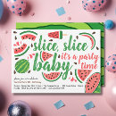 Recherche de tranche de pastèque invitations Pour enfants