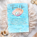 Recherche de le coquillage vœux cartes Baby shower nautique