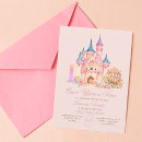 Recherche de chariot princesse invitations De fête d'anniversaire