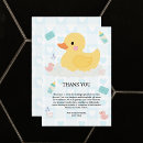 Recherche de canard jaune vœux cartes Baby shower canard