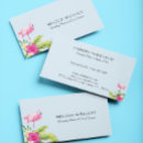 Recherche de flamant rose cartes visite Floral