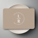 Recherche de brun et beige cartes visite Simple