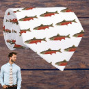 Recherche de pêche saumonée cravates Blanc