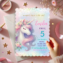 Recherche de pastel unicorn invitations D'anniversaire arc en ciel