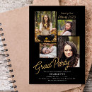 Recherche de black graduation invitations Simple