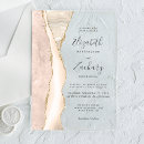 Recherche de transparent mariage invitations Élégant