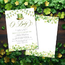 Recherche de irlandais chanceux invitations Or vert