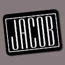 Recherche de name magnets Noir et blanc