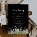 Recherche de boho elopement reception invitations Mariés