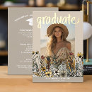 Recherche de simple graduation invitations Fleurs