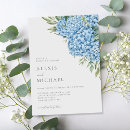 Recherche de blue hydrangea mariage invitations Rustique