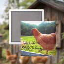Recherche de poulet magnets Rustique