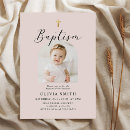 Recherche de minimalist baptême invitations Au photo