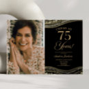 Recherche de soixante quinze ans invitations Fête d'anniversaire