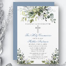 Recherche de blue petite communion invitations Première communion sainte