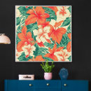 Recherche de motif de fleurs posters Orange