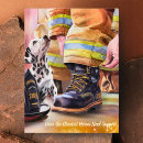 Recherche de pompier vintage cartes postales Rétro