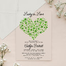 Recherche de coeur irlandais invitations Chanceux