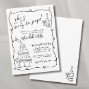 Recherche de griffonnage invitations Noir et blanc