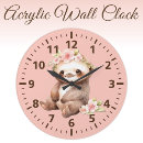 Recherche de fleurs roses horloges Pour enfants