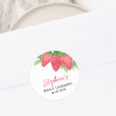 Recherche de fruits rouges de fraise autocollants Toute personne
