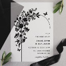 Recherche de papillons noirs invitations Mariée