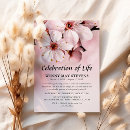 Recherche de fleur de la vie invitations Funérailles