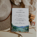 Recherche de bord lac invitations Rustique