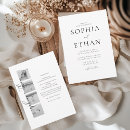 Recherche de bande invitations Minimaliste