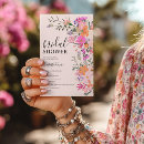 Recherche de motif bohème invitations Typographie élégante