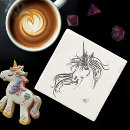 Recherche de créature imaginaire dessous de verres Licorne