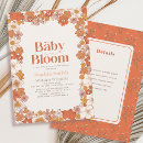 Recherche de boho floral baby shower invitations Bébé en fleurs