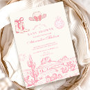 Recherche de disco rose invitations Cowgirl spatiale