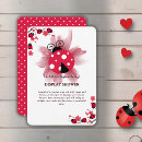 Recherche de coccinelle rose invitations Bug d'amour