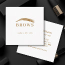 Recherche de sourcils cartes visite Beauté
