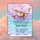Recherche de aviation baby shower invitations Vol
