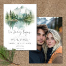 Recherche de montagne mariage invitations Bohème