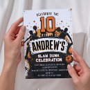 Recherche de slam dunk invitations Fête de basket