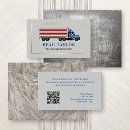 Recherche de transport routier cartes visite Semi remorque