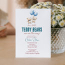 Recherche de nounours baby shower invitations Jumeaux