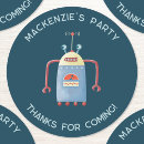 Recherche de intelligence autocollants Robot